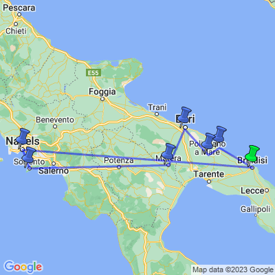 8 daagse fly drive Zuid Italië & Amalfikust (TUI Nederland)