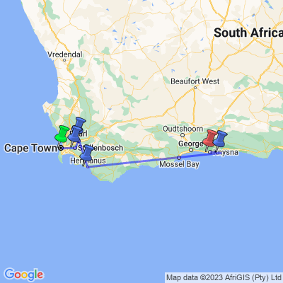 Self-drive Cape, Whale Coast & Garden Route (Go2Africa)