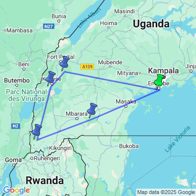 Discover Uganda, het land van de berg gorilla's Deluxe (333 Travel)