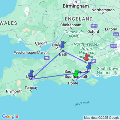 Rondreis Cornwall, Devon & Isle of Wight (Oad)