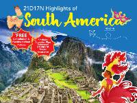 21D17n Highlights Of South America (Chan Brothers)