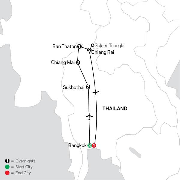 Map: Tantalizing Thailand (Cosmos)
