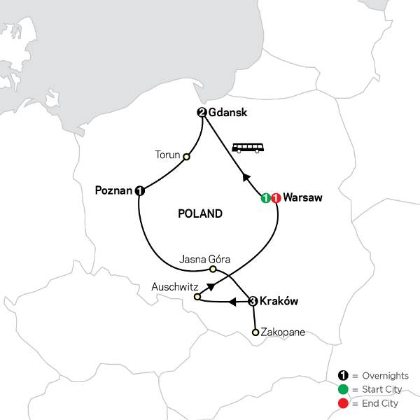Map: Portrait of Poland (Cosmos)