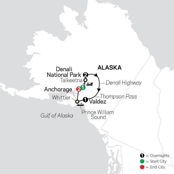 Map: Grand Alaskan Adventure (Cosmos)
