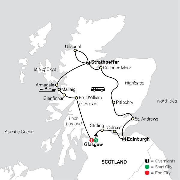 Map: Scottish Outland Adventure (Cosmos)