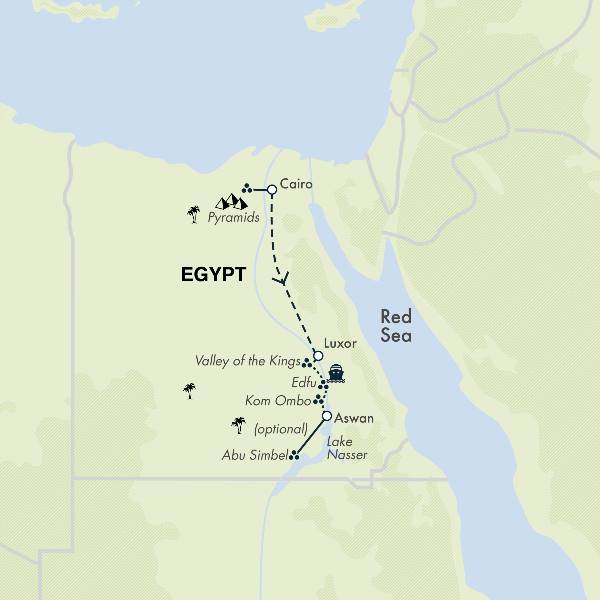 Map: Nile Cruise (Exodus)
