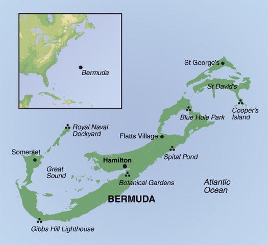Map: Islands of Bermuda Walk (Exodus)