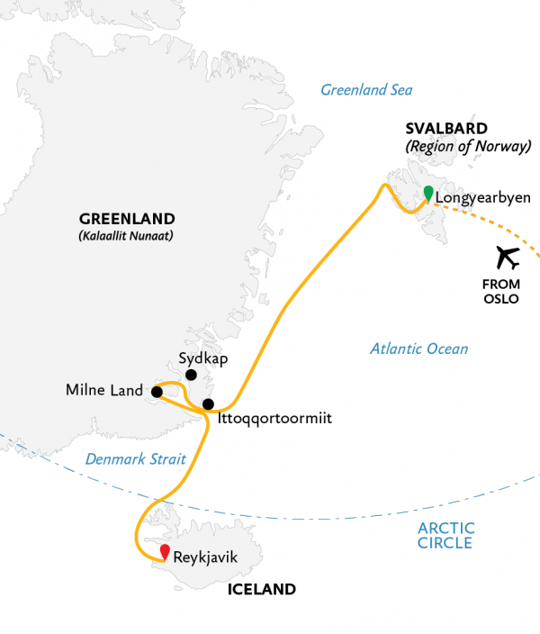 Map: Three Arctic Islands (Southbound) (Exodus)