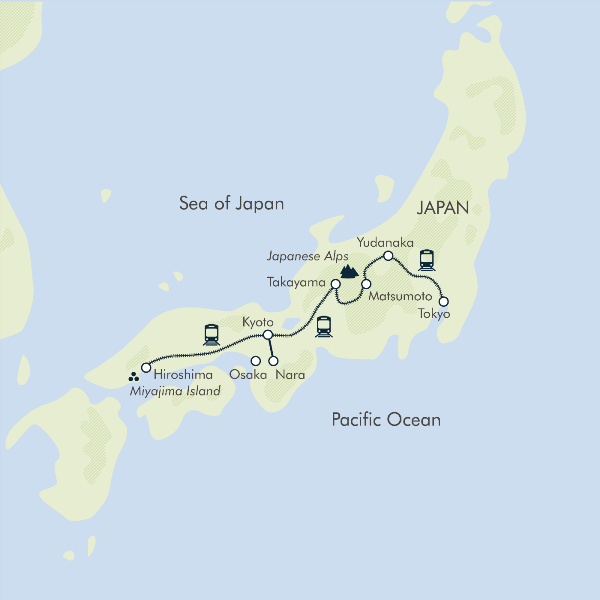 Map: Ancient & Modern Japan (Exodus)