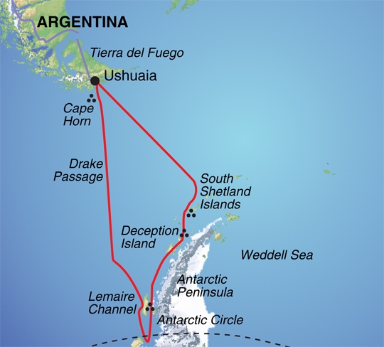 Map: Antarctic Circle Quest (Exodus)