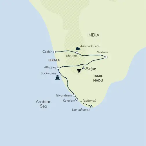 Map: The Tropical South (Exodus)