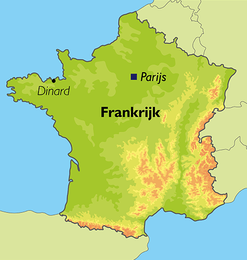 Map: Busreis Veelzijdig Bretagne (Oad)