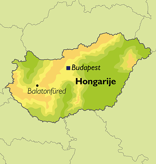 Map: Busreis Budapest, Balatonmeer & Poesta (Oad)