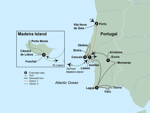 Map: Sunny Portugal featuring Porto (Collette)