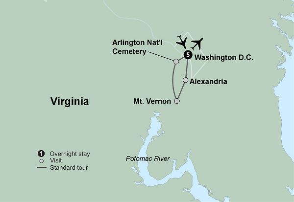 Map: Spotlight on Washington, D.C. (Collette)