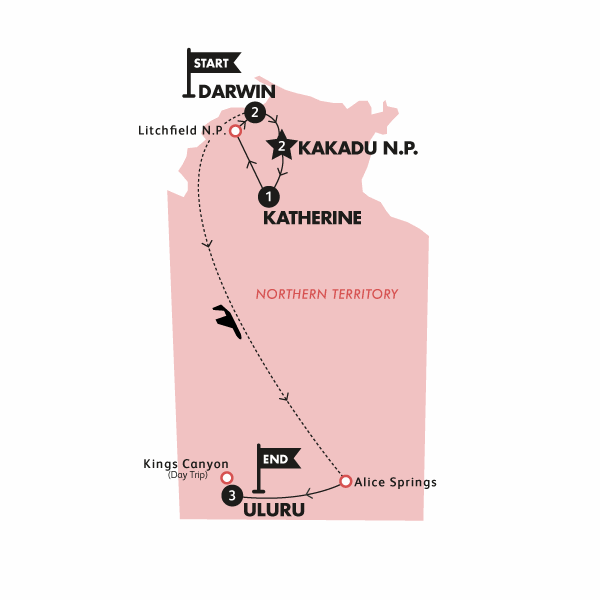 Map: Outback Adventure (Contiki)
