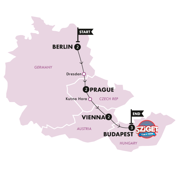Map: Sziget Festival (Contiki)