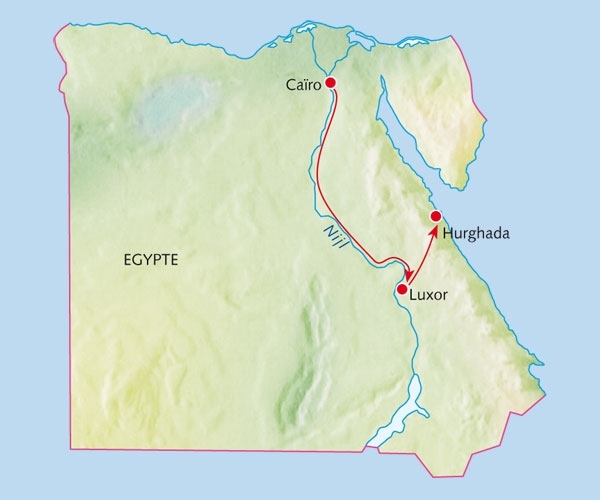 Map: Familiereis EGYPTE KORT - 9 dagen; Speurtocht naar de Oudheid (Koning Aap)