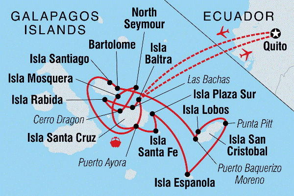 Galapagos Voyager: Central Islands (Grand Queen Beatriz) (Intrepid)