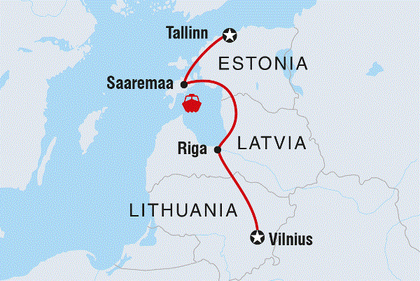 Map: Classic Baltics (Intrepid)