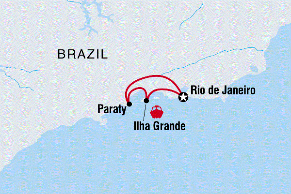 Map: Best of Brazil (Intrepid)