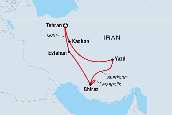 Map: Premium Iran (Intrepid)