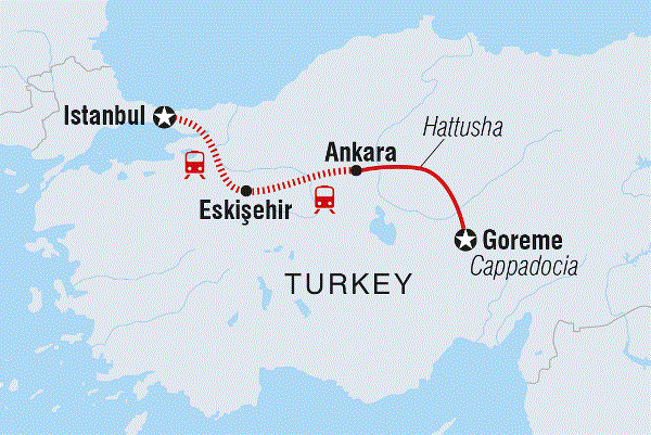 Map: Turkey Backroads (Intrepid)