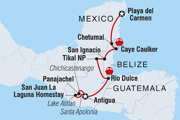 Map: Maya Encounter (Intrepid)
