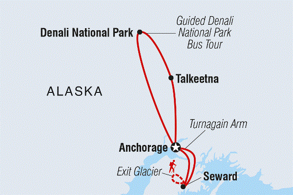 Map: Alaska Discovery		 (Intrepid)