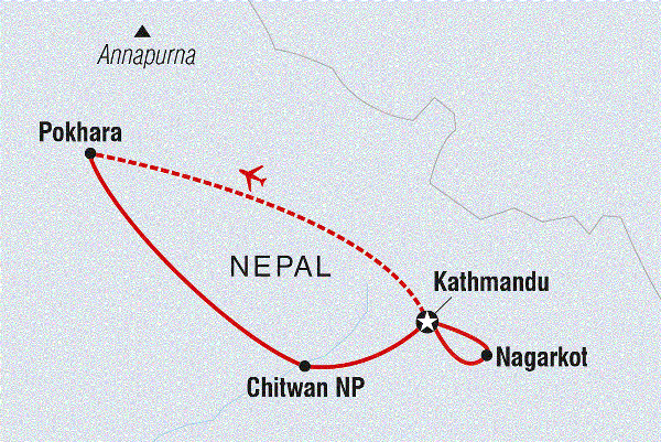 Map: Premium Nepal (Intrepid)