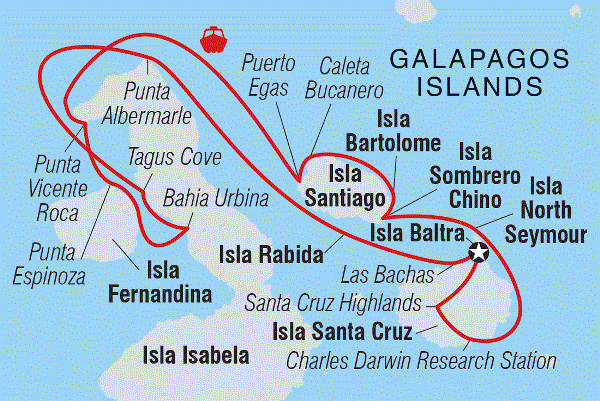 Map: Pure Galapagos (Grand Daphne) (Intrepid)
