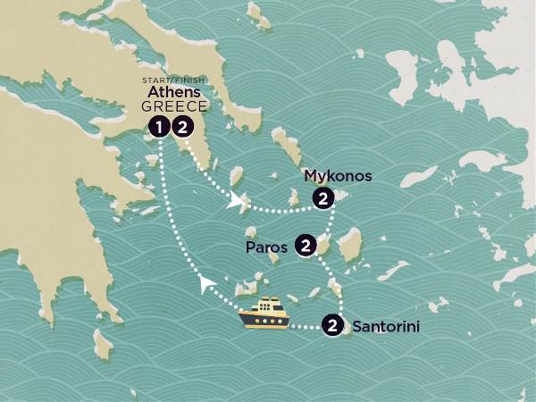 Map: Delve Deep: Greek Islands (Topdeck)
