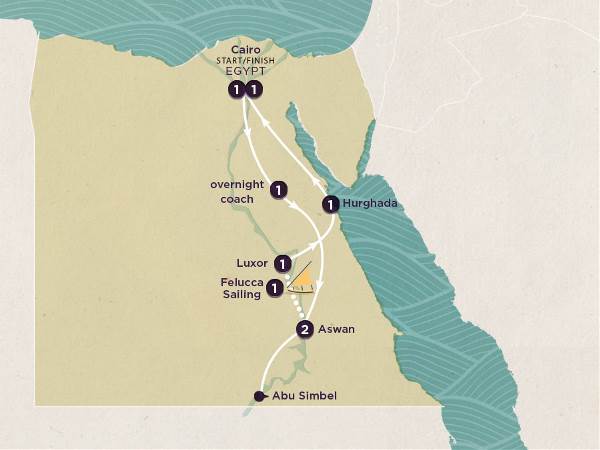 Map: Delve Deep: Egypt (Topdeck)