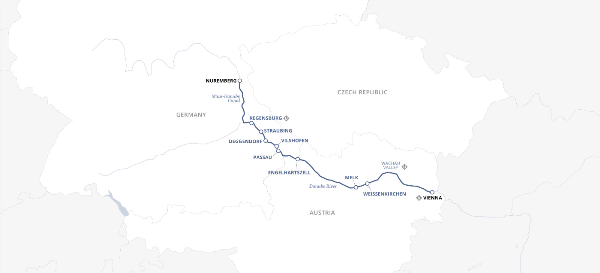Authentic Danube  (2023) - Vienna to Nuremberg (Uniworld)