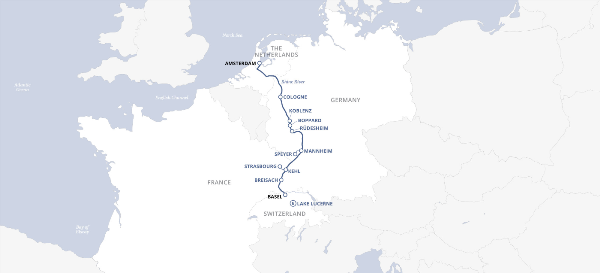 Castles along the Rhine (2023) - Amsterdam to Basel (Uniworld)
