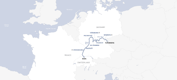 Rhine River Valley (2023) - Nuremberg to Basel (Uniworld)
