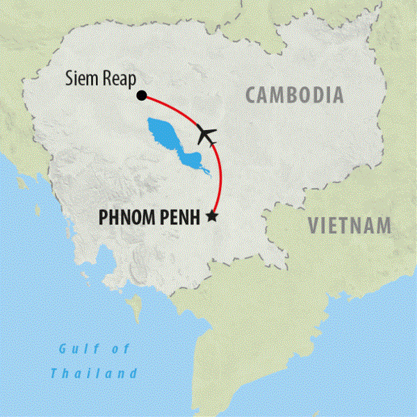 Map: Classic Cambodia (On The Go Tours)