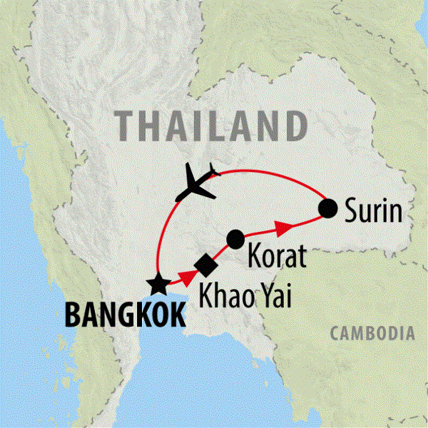 Map: Treasures of Thailand (On The Go)