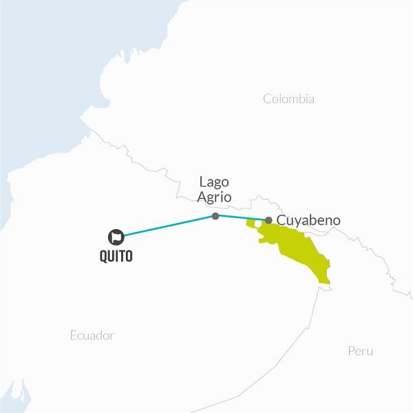Map: Cuyabeno Amazon Eco-Lodge Adventure 6D/5N (Bamba)