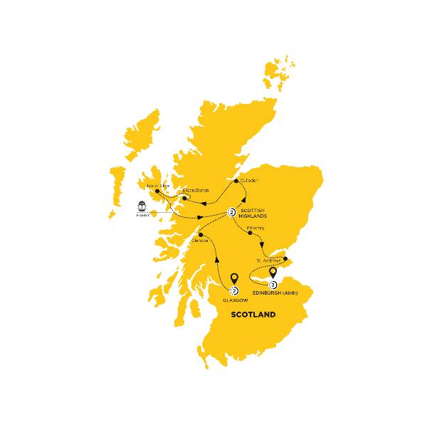 Map: Majestic Scotland (Costsaver)