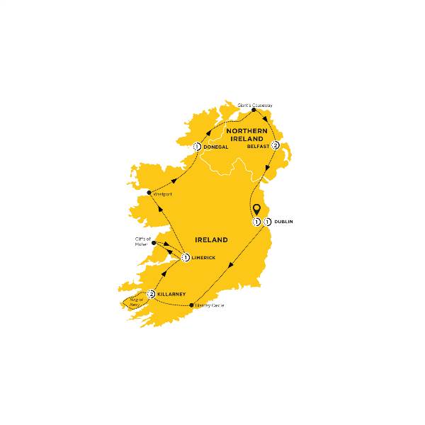 Map: Irish Wonder (Costsaver)