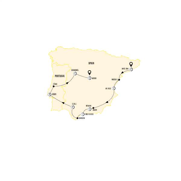 Map: Iberian Explorer (Costsaver)