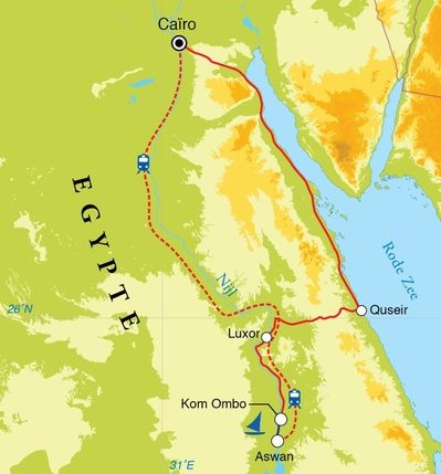 Map: Rondreis Egypte, Nijlvallei & Rode Zee, 14 dagen (Djoser)