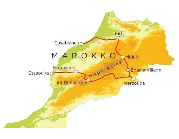 Map: Marokko, 22 dagen (Djoser)