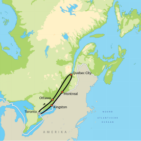 Map: Kennismaking met Oost-Canada (Nrv Holidays)