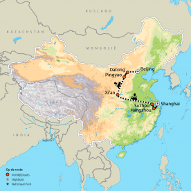 Map: Klassiek China (Nrv Holidays)