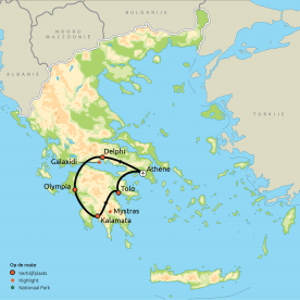 Map: Klassiek Griekenland (Nrv Holidays)