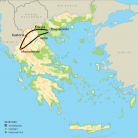 Map: Ontdek Noord-Griekenland (Nrv Holidays)