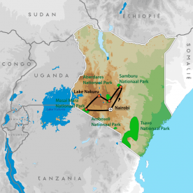 Map: Onbekend Kenia (Nrv Holidays)