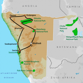 Map: Ontdek 't Land van de Himba's (Nrv Holidays)